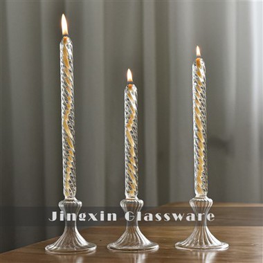 נר מנורת שמן מזכוכית