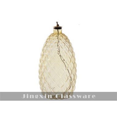 מנורת שמן שולחן אננס מזכוכית